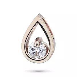 Подвеска из красного золота с бриллиантом э0201пд03155000