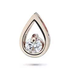 Подвеска из красного золота с бриллиантом э0201пд03155000