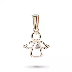 Подвеска из красного золота с бриллиантом э0201пд03171700