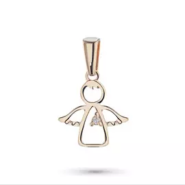 Подвеска из красного золота с бриллиантом э0201пд03171700