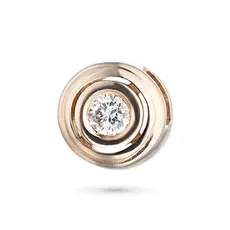 Подвеска из красного золота с бриллиантом э0201пд04175900