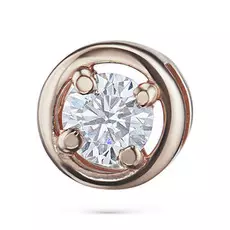 Подвеска из красного золота с бриллиантом э0201пд04176000