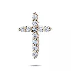 Подвеска из красного золота с бриллиантом э0201пд04201166