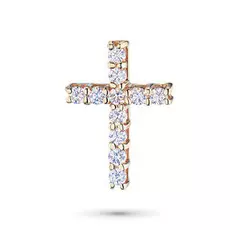 Подвеска из красного золота с бриллиантом э0201пд04201469