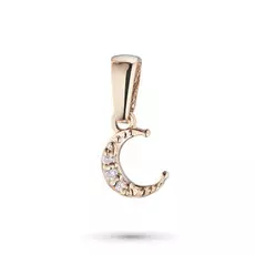 Подвеска из красного золота с бриллиантом э0201пд04202791