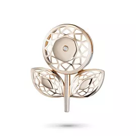 Подвеска из красного золота с бриллиантом э0201пд04202937