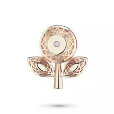 Подвеска из красного золота с бриллиантом э0201пд04202939