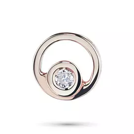 Подвеска из красного золота с бриллиантом э0201пд05114600