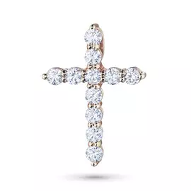 Подвеска из красного золота с бриллиантом э0201пд06162500