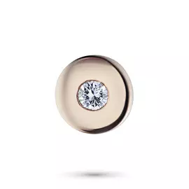 Подвеска из красного золота с бриллиантом э0201пд09172700