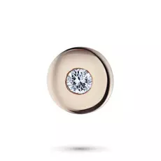 Подвеска из красного золота с бриллиантом э0201пд09172700