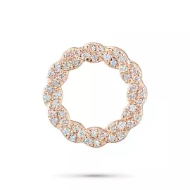 Подвеска из красного золота с бриллиантами э0201пд09210006