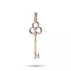 Подвеска из красного золота с бриллиантом э0201пд10151800