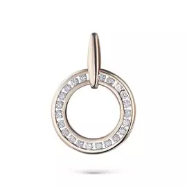 Подвеска из красного золота с бриллиантами э0201пд10176700