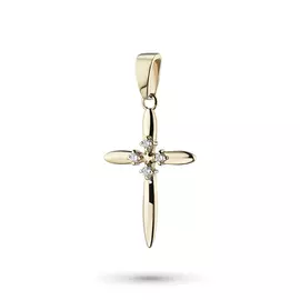 Подвеска из красного золота с бриллиантом э0201пд11149500