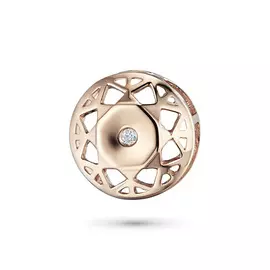 Подвеска из красного золота с бриллиантом э0201пд11172200