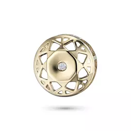 Подвеска из красного золота с бриллиантом э0201пд11172200