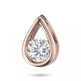 Подвеска из красного золота с бриллиантом э0201пд12102500