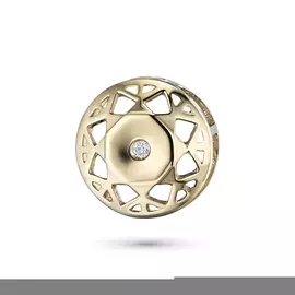 Подвеска из красного золота с бриллиантом э02п111722