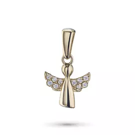 Подвеска из красного золота с бриллиантом эк02п031801