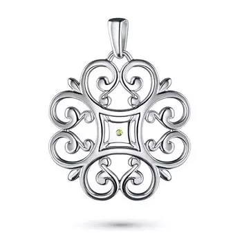 Подвеска из серебра э0612пд03153000_white