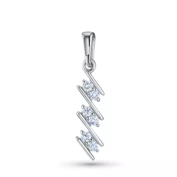 Подвеска из серебра э0612пд05115000_white