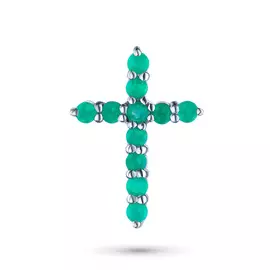 Подвеска из серебра с агатом э0633пд04201166