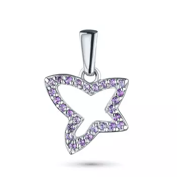 Подвеска из серебра с аметистами э0607пд07195080