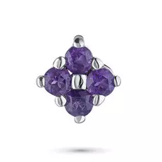 Подвеска из серебра с аметистом э0601пд06168200