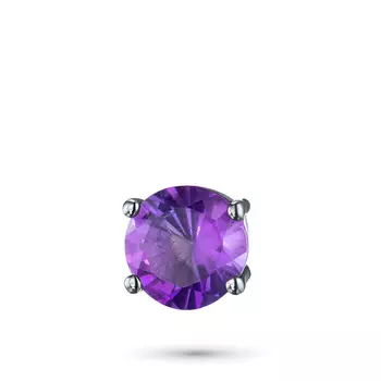 Подвеска из серебра с аметистом э0607пд02121100
