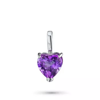 Подвеска из серебра с аметистом э0607пд03210457