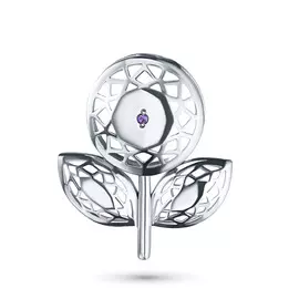 Подвеска из серебра с аметистом э0607пд04202937