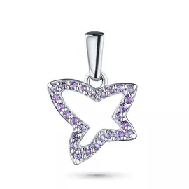 Подвеска из серебра с аметистом э0607пд07195080