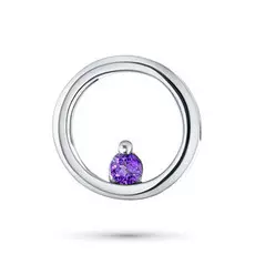 Подвеска из серебра с аметистом э0607пд09152100