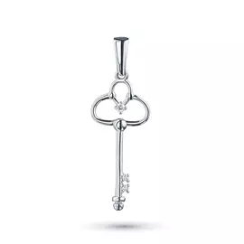 Подвеска из серебра с бриллиантами э0601пд04155600