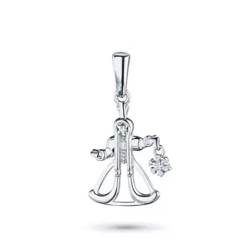 Подвеска из серебра с бриллиантами э0601пд04202216