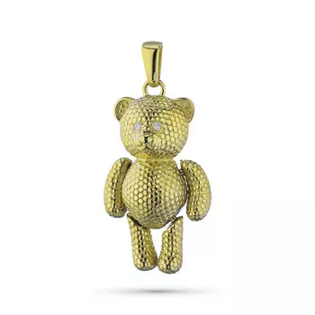 Подвеска из серебра с бриллиантами э1301пд03181200