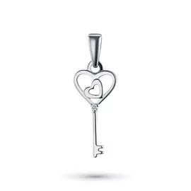 Подвеска из серебра с бриллиантом э0601пд01158300