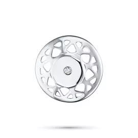 Подвеска из серебра с бриллиантом э0601пд01180200