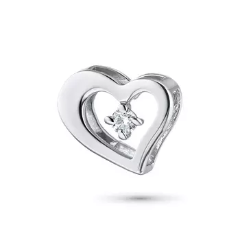 Подвеска из серебра с бриллиантом э0601пд02130700