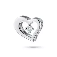 Подвеска из серебра с бриллиантом э0601пд02130700