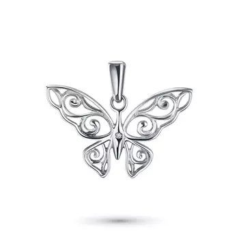 Подвеска из серебра с бриллиантом э0601пд03152400