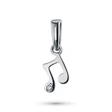 Подвеска из серебра с бриллиантом э0601пд04200826