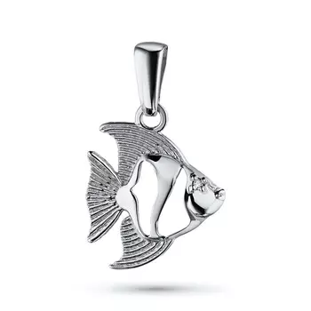 Подвеска из серебра с бриллиантом э0601пд04200828