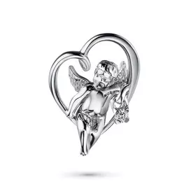 Подвеска из серебра с бриллиантом э0601пд04200838