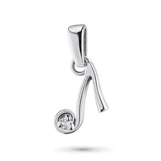 Подвеска из серебра с бриллиантом э0601пд04201233