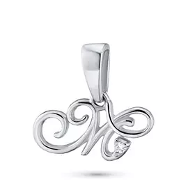 Подвеска из серебра с бриллиантом э0601пд04201234