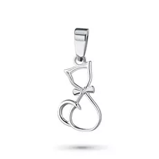 Подвеска из серебра с бриллиантом э0601пд04202421