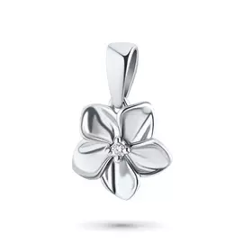 Подвеска из серебра с бриллиантом э0601пд05162400