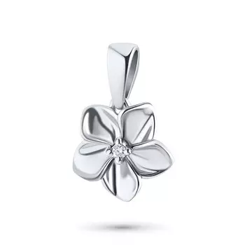 Подвеска из серебра с бриллиантом э06п051624